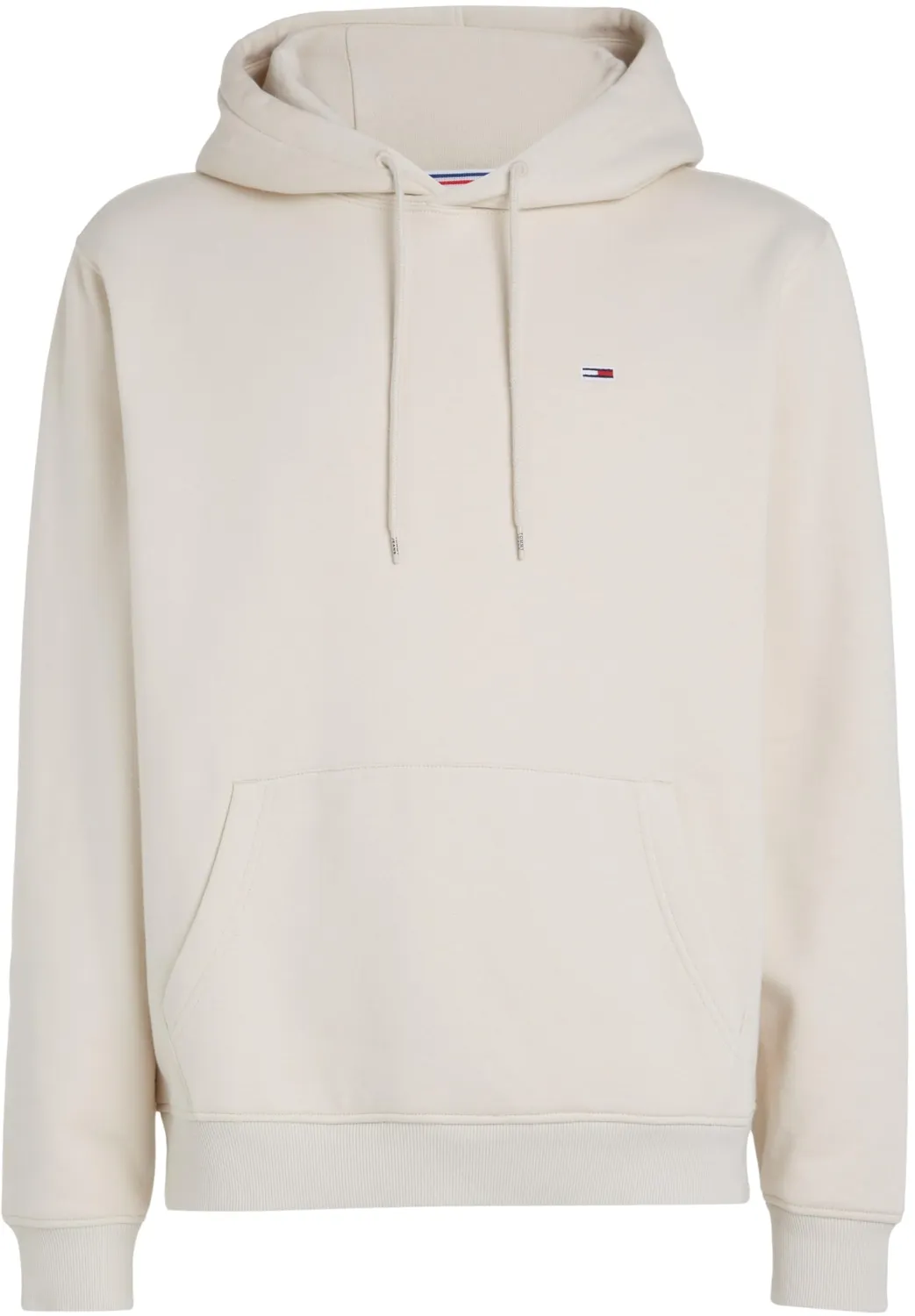 Tommy Jeans TJM Reg Flag Hoodie Beige XS Kapuzenpulli