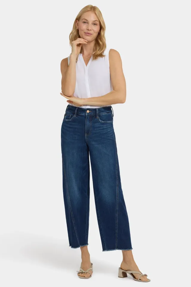 NYDJ Alyssa Relaxed Crop Jeans Sunset Villa dunkelblau