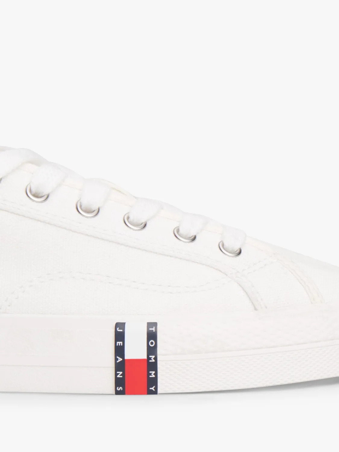 Tommy Jeans Low Top Sneaker Weiß Alltag