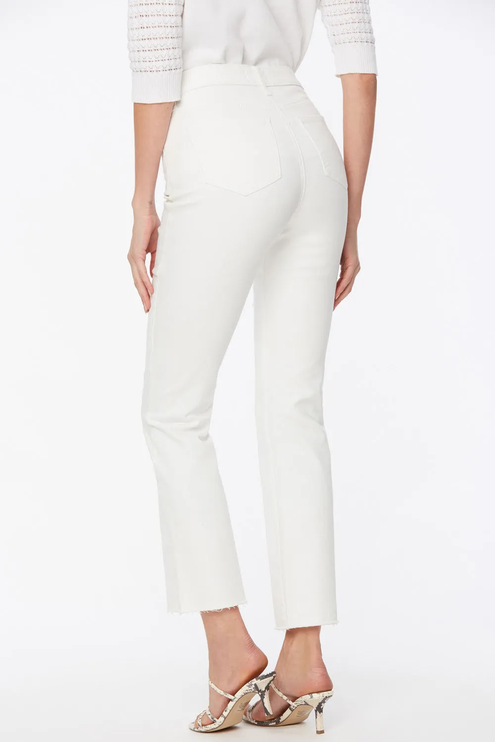 NYDJ Slim Bootcut Petite Jeans Optic White kühlend