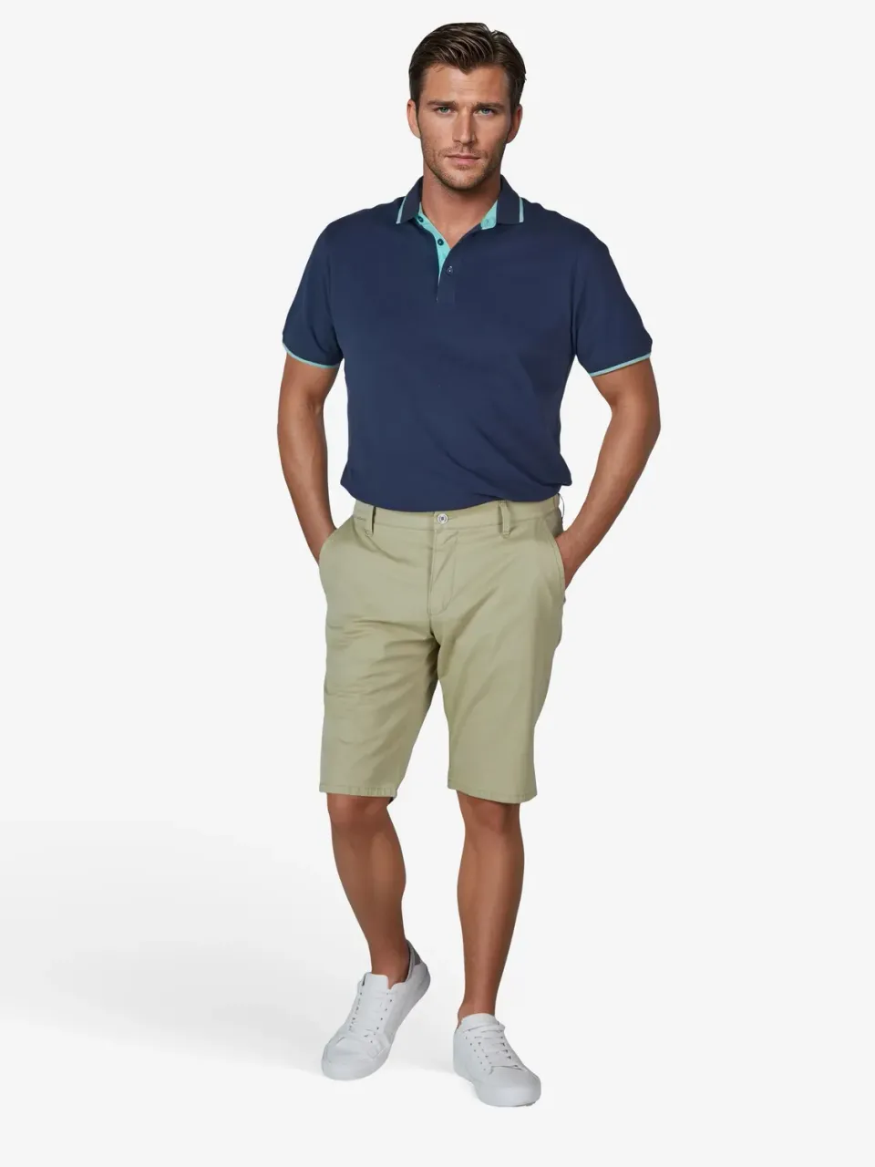 Club of Comfort Enzo 8109 Bermuda-Shorts gelb High Stretch