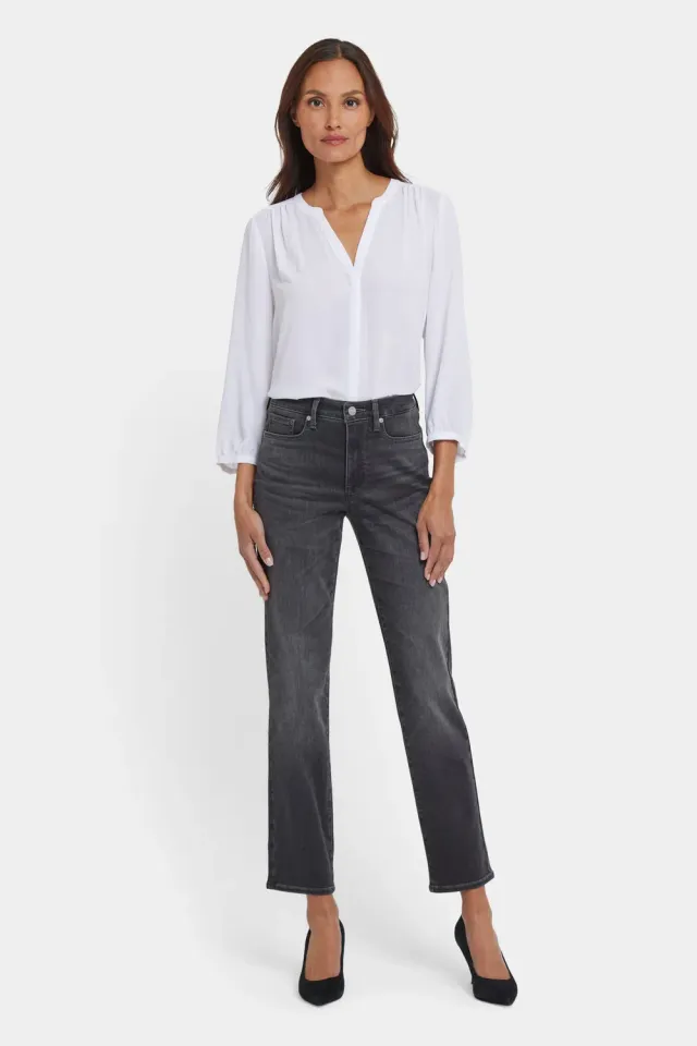 NYDJ Sheri Slim Jeans Gloomy Marais Grau