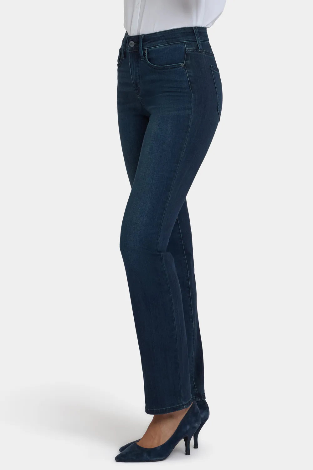 NYDJ Marilyn Straight Jeans Obsidian Blue Damen