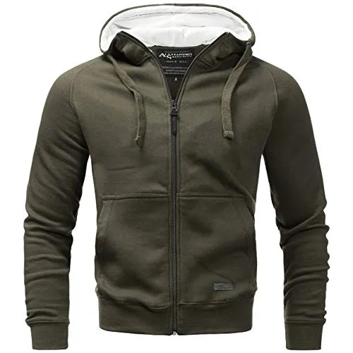 Alessandro Salvarini AS072 Sweatjacke mit Kapuze