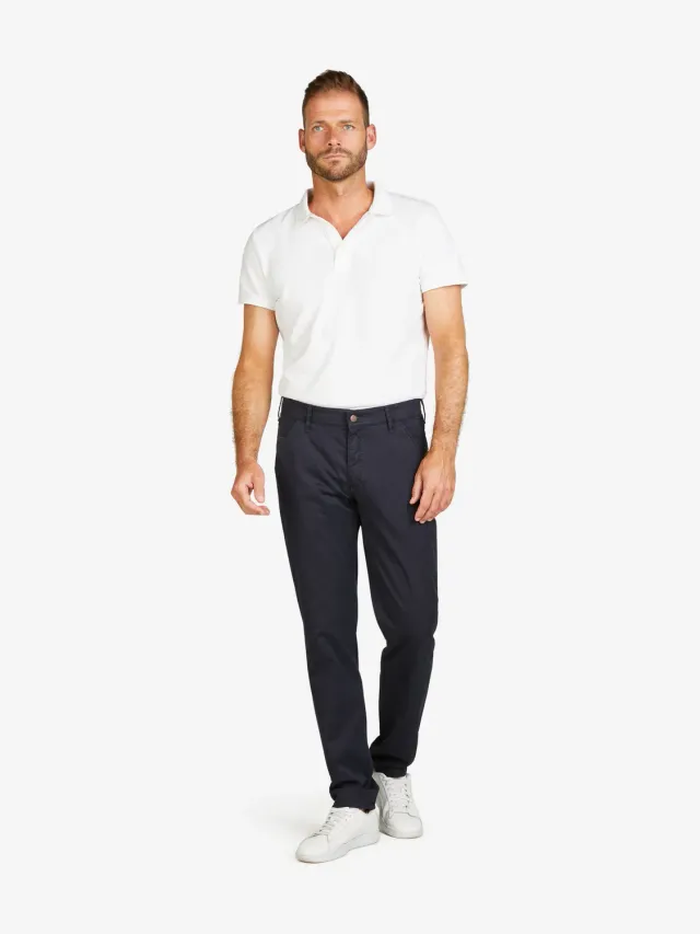 Club of Comfort Phil 7708 Chino marine Slim Fit Stretch