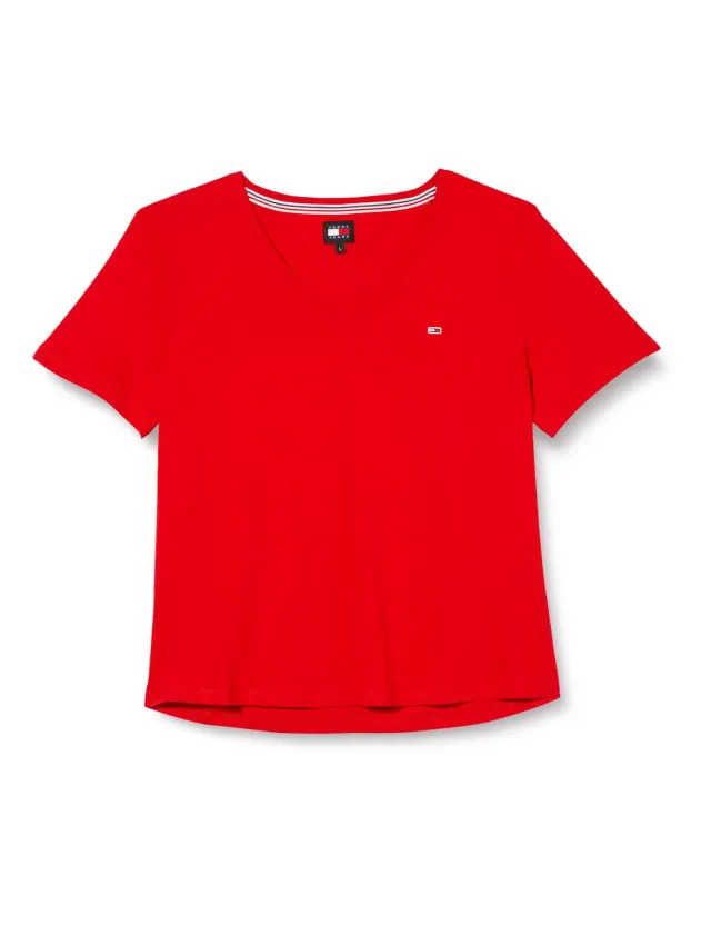 Tommy Jeans TJW V-Neck T-Shirt 2er Pack weiß-blau