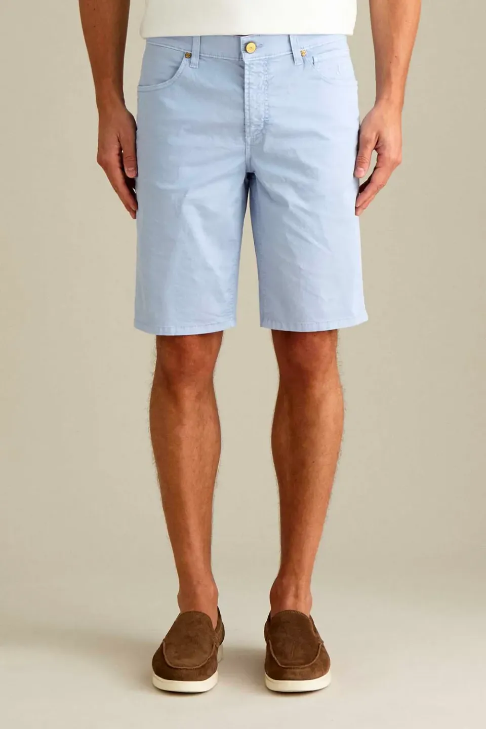 Jeckerson Jo Bermuda Herren hellblau Slim Fit