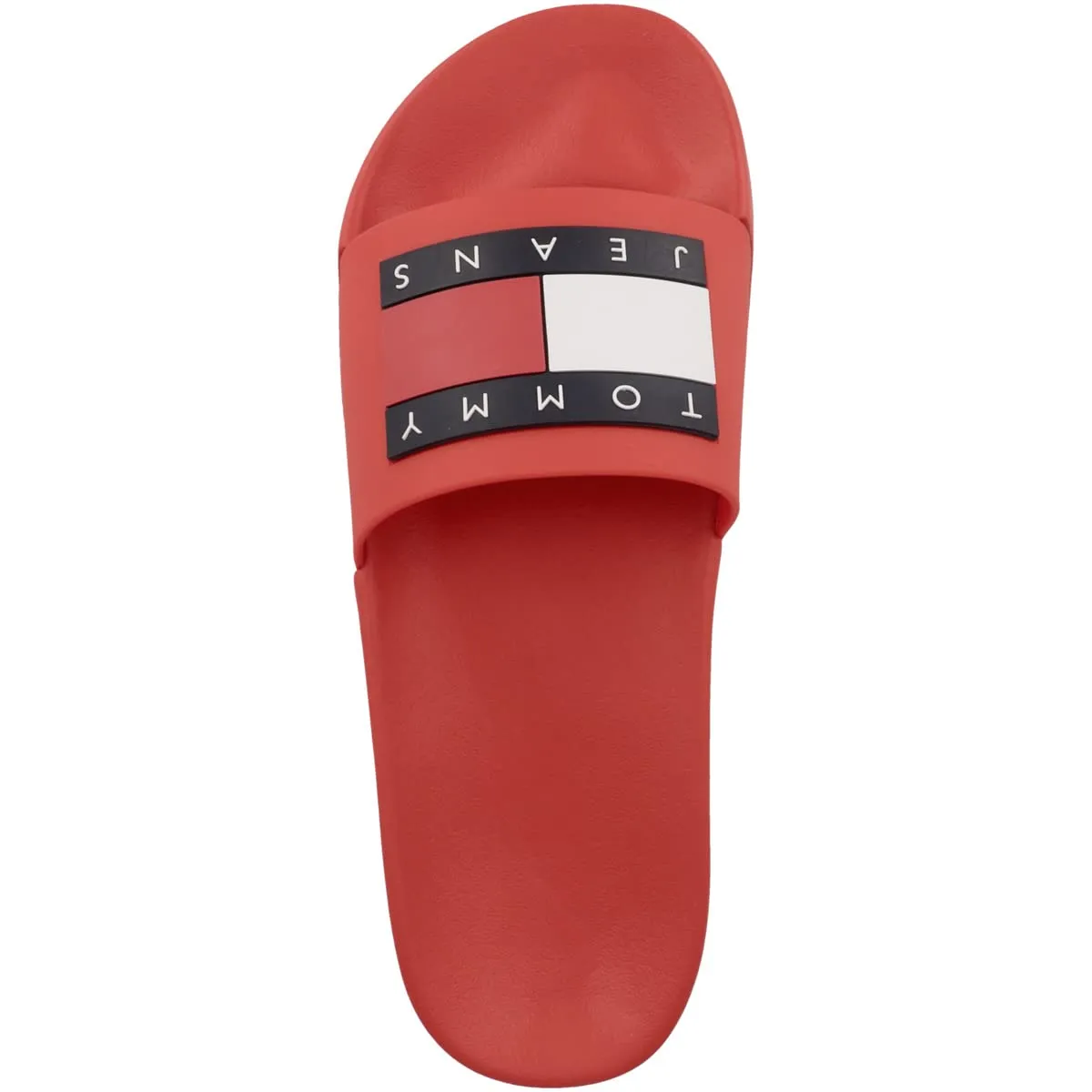 Tommy Jeans Pool Slide Herren Badelatschen Rot Gr. 40