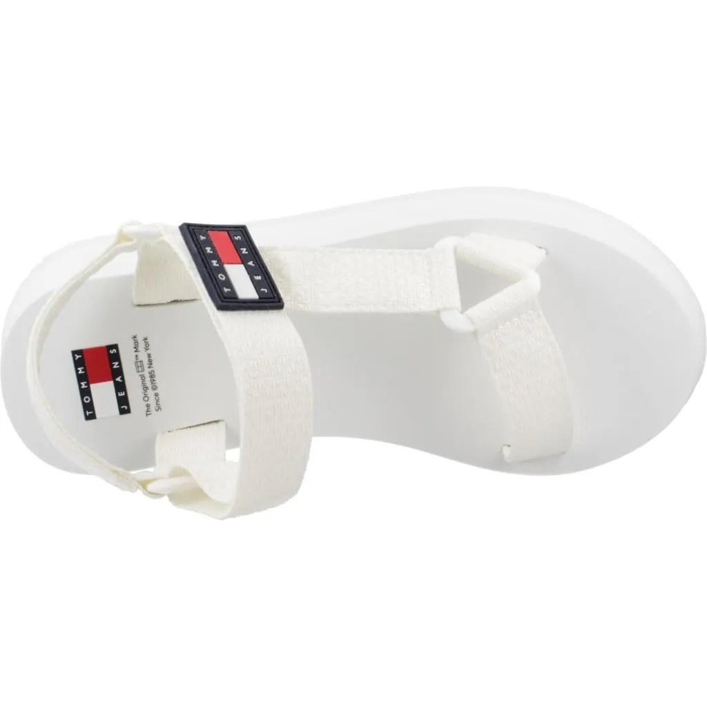 Tommy Jeans Eva Sandalen Damen Sommerschuhe weiß