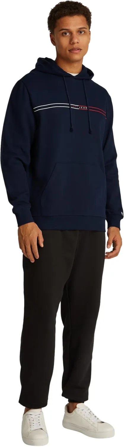 Tommy Jeans Entry Graphic Hoodie Herren Kapuzenpullover Navy L
