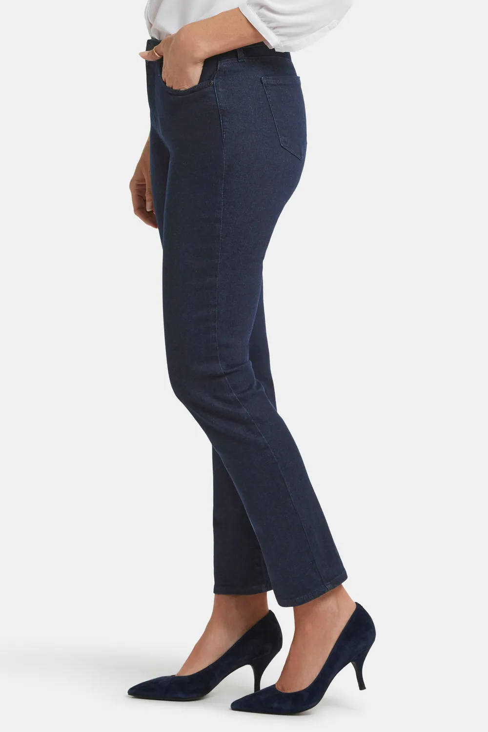 NYDJ Sheri Slim Jeans Rinse Slim Fit dunkelblau