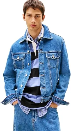 Tommy Jeans Ryan Trucker-Jacke Herren S Jeansblau