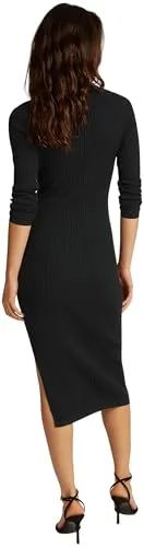 Tommy Jeans Polokleid Midi Kleid Größe M mit Schlitz
