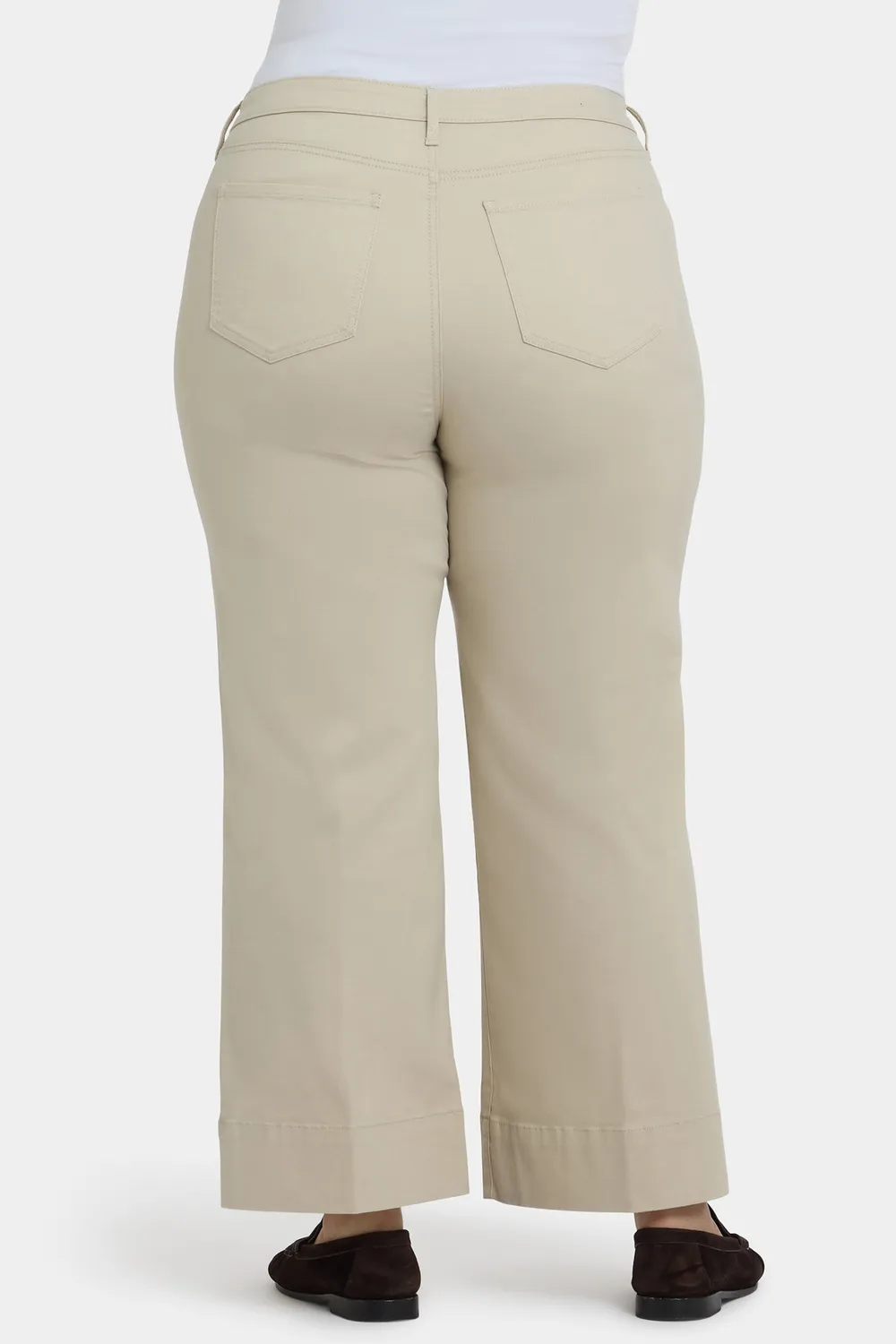 NYDJ Teresa Wide Leg Ankle Jeans Feather Stretch