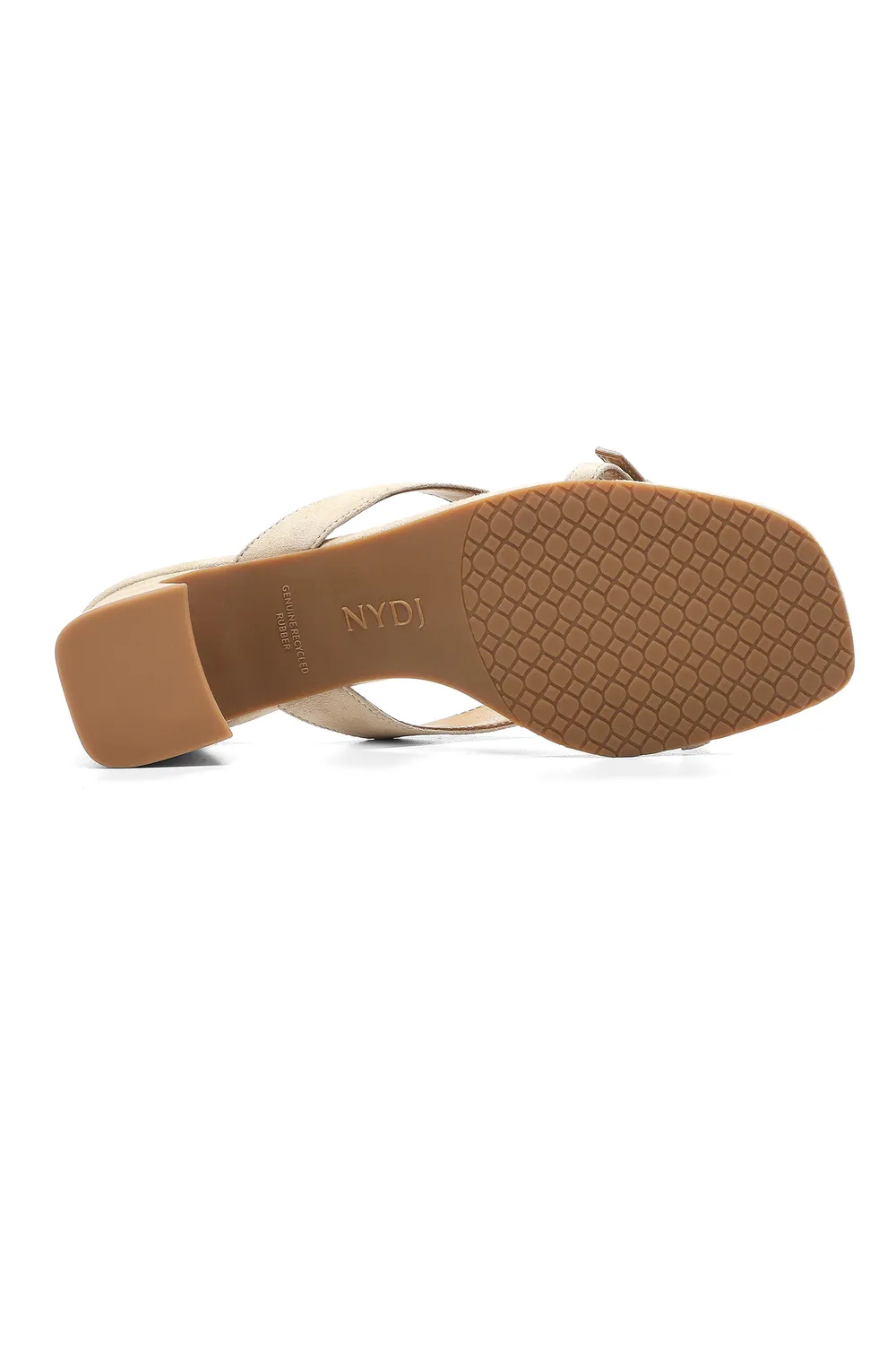 NYDJ Glam Blockabsatz Sandalen Sand Riemchen