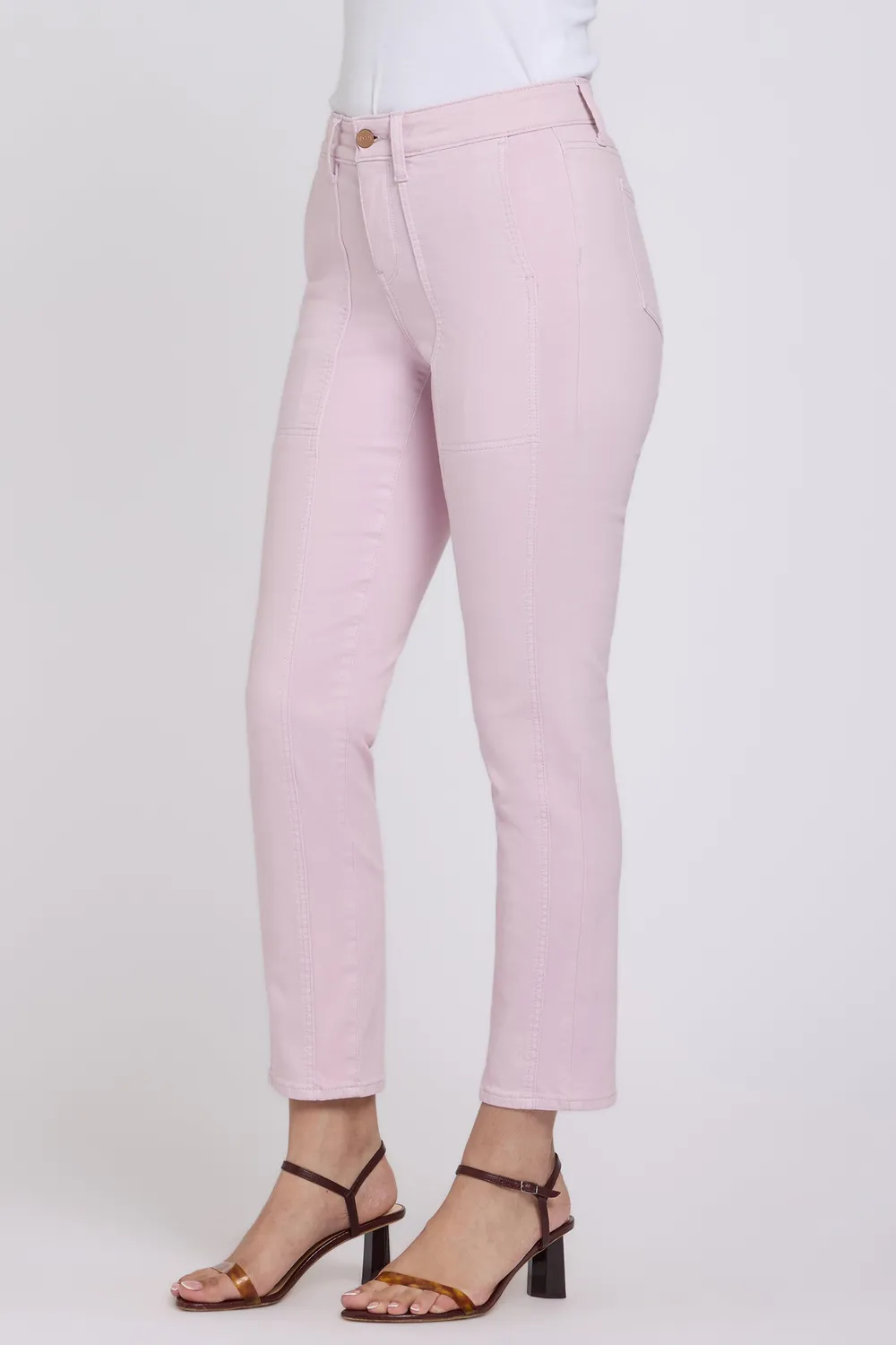 NYDJ Margot Girlfriend Jeans Light Lilac locker