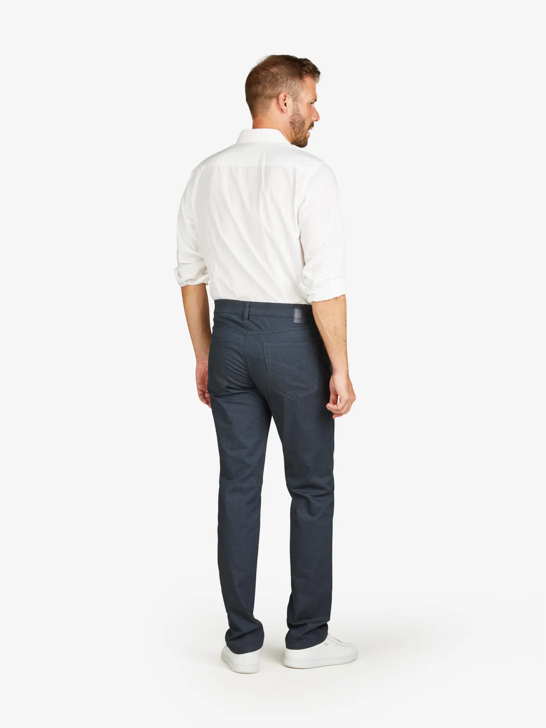 Club of Comfort Henry 6910 Hose dunkelblau Wool-Look