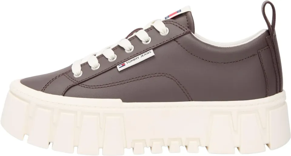 Tommy Jeans TJW EN0EN03008 Flatform Sneaker Braun 40
