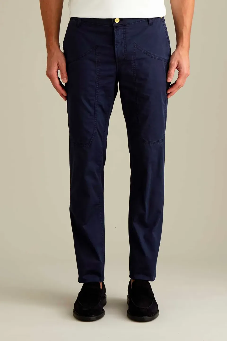 Jeckerson Jevon Chino Hose Dunkelblau Slim Fit