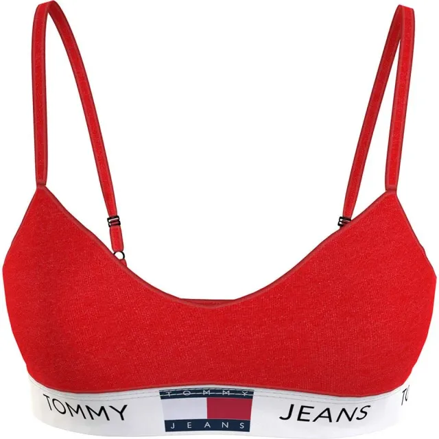 Tommy Jeans Bralette Damen Rot Stretch