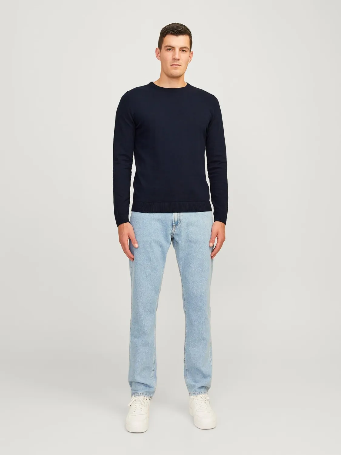 JJ Rebel Jrebcallum Knit Crew Neck Noos Strickpullover