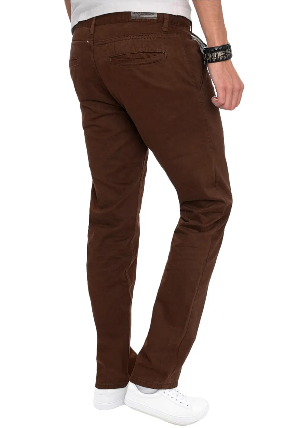 Alessandro Salvarini AS-016 Herren Chino Regular Fit Baumwolle