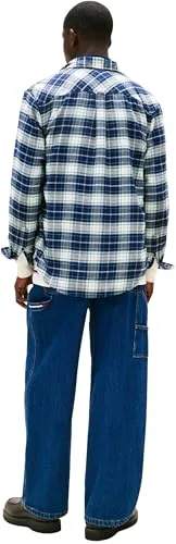 Tommy Jeans TJM Flanellhemd Karo Herren L DM0DM22839