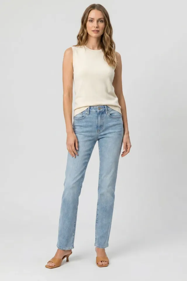 NYDJ Marilyn Straight Jeans Haley Petite Lift Tuck