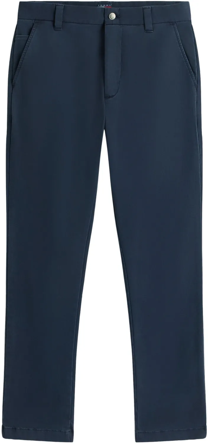Tommy Jeans Scanton Herren Chino 32W/32L Baumwoll-Twill Schwarz