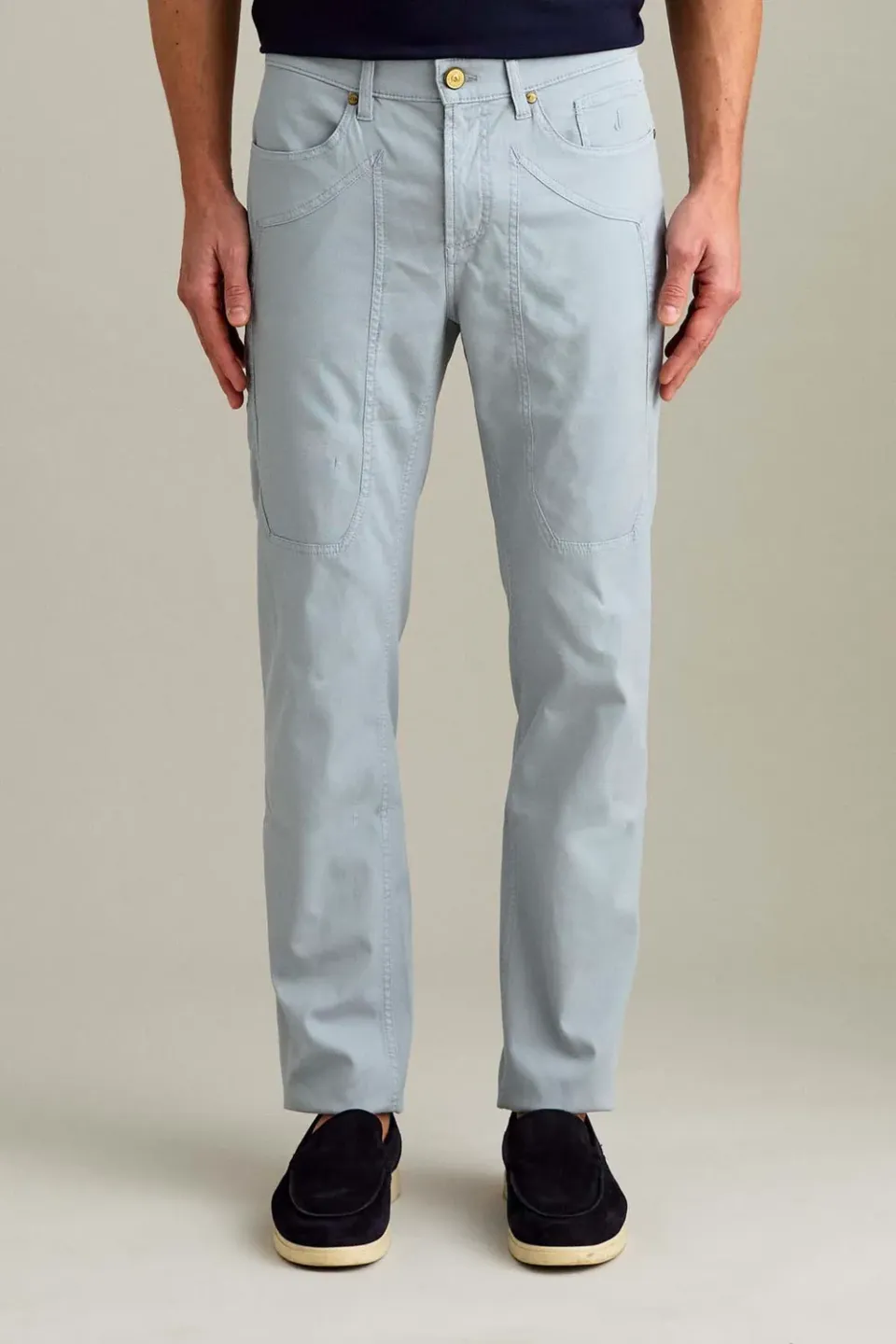 Jeckerson John Toppa Slim Fit Herrenhose Zementgrau