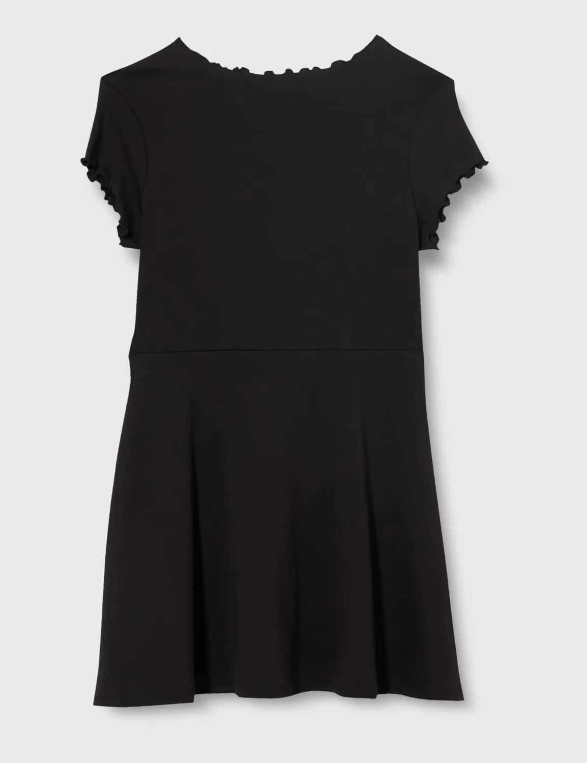 Tommy Jeans Babylock Fit & Flare Mini Kleid Schwarz XL ausgestellt