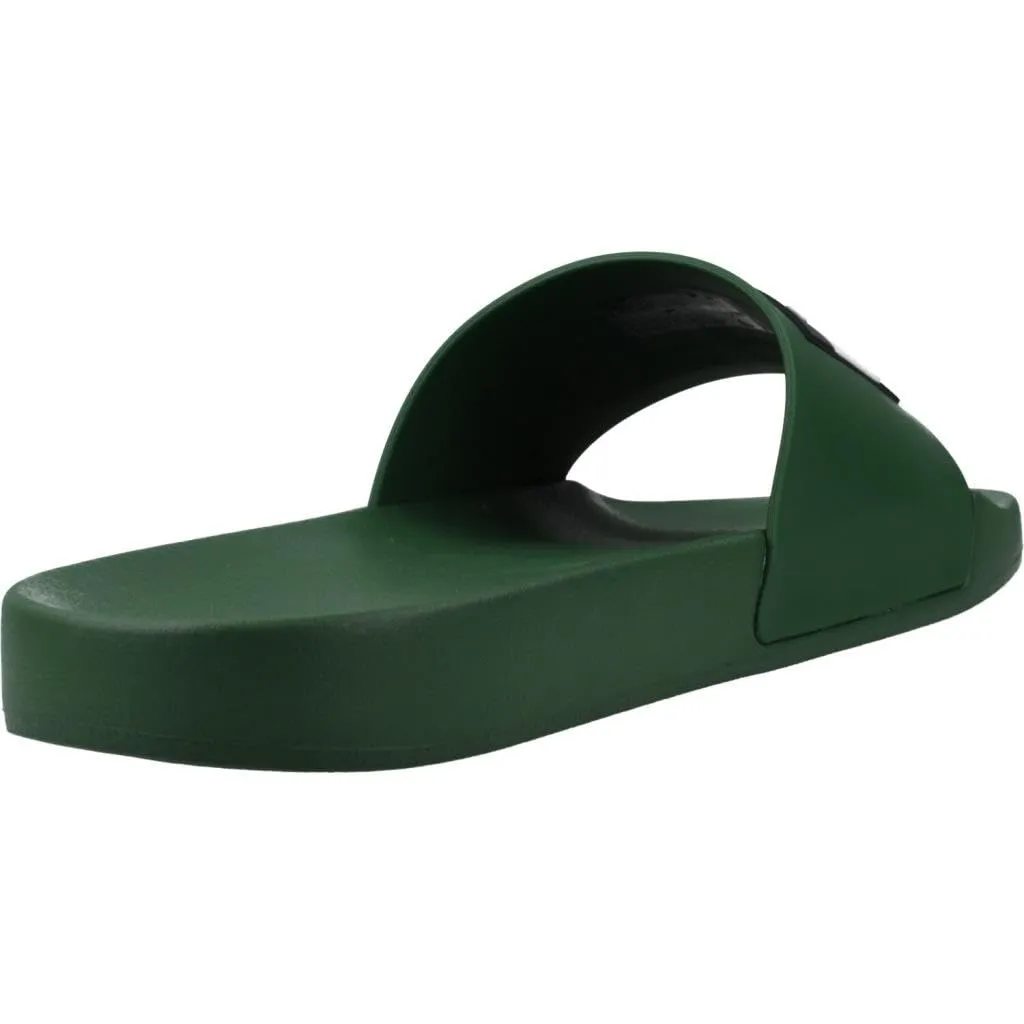 Tommy Jeans Logo Badeschuhe Grün 40 mit Fußbett