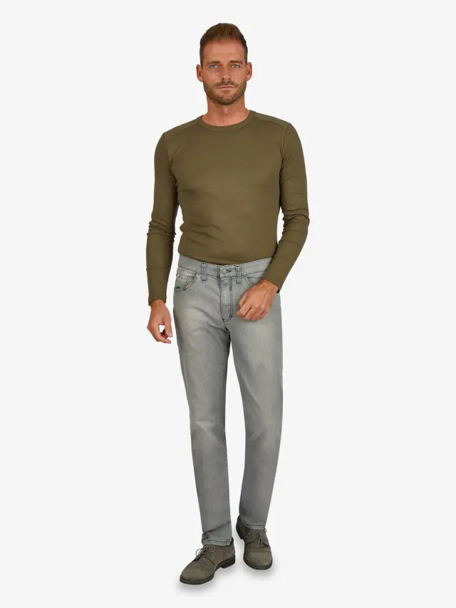 Club of Comfort Henry 6516 Jeans hellgrau Super Stretch