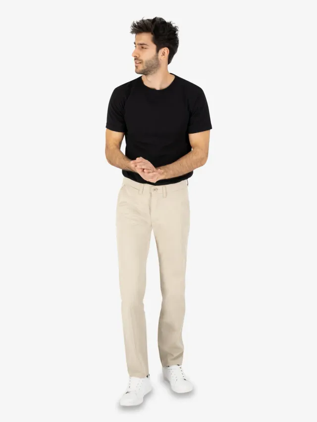 Club of Comfort Garvey 5107 Chinohose hellbeige Pima