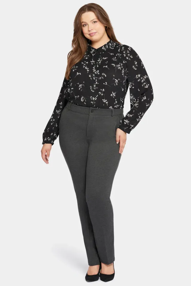 NYDJ Classic Trouser Stoffhose Charcoal Heathered formend