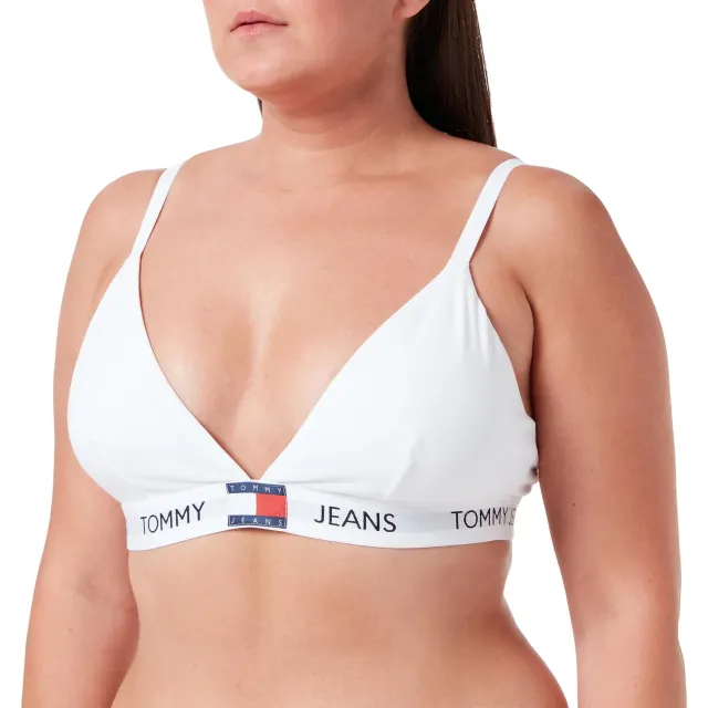 Tommy Jeans Triangel BH Padded Stretch weiß Gr L