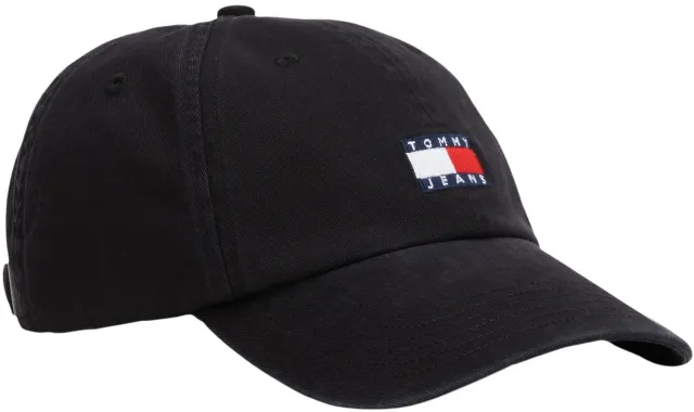 Tommy Jeans Heritage 6 Panel Cap Schwarz