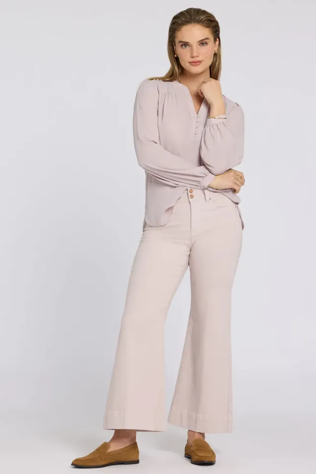 NYDJ Mia Palazzo Ankle Jeans Rock Flower High-Rise