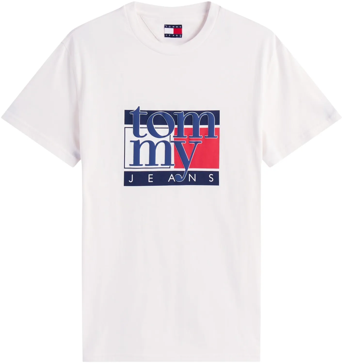 Tommy Jeans TJM Slim RWB Flag Tee T-Shirt Herren Slim