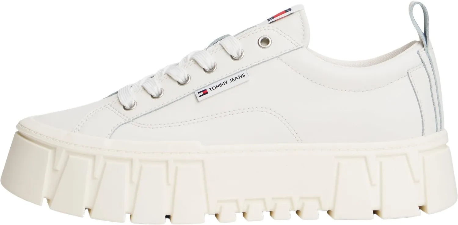 Tommy Jeans TJW EN0EN03008 Flatform Sneaker Braun 40