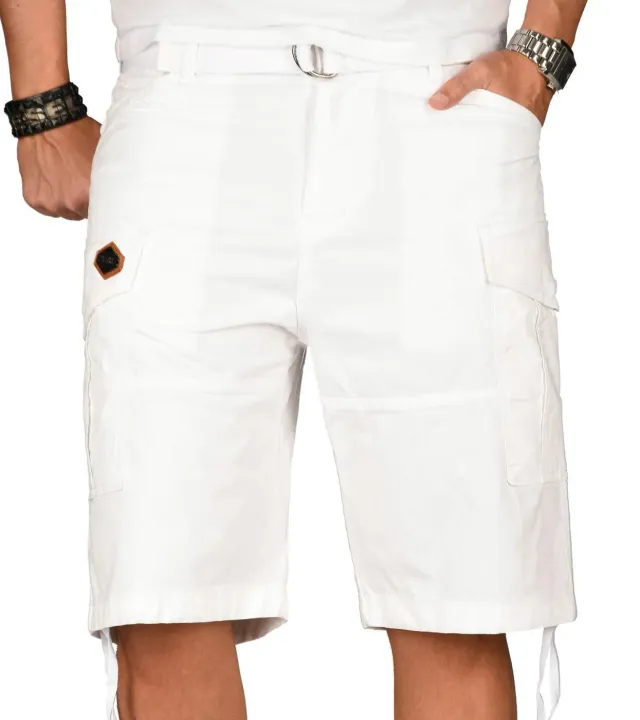Alessandro Salvarini AS-133 Cargo Shorts Herren Sommer leicht