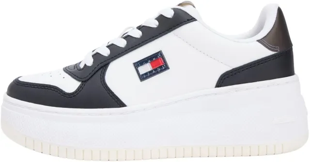 Tommy Jeans TJW Basket Flatform Sneaker Damen Weiß 38