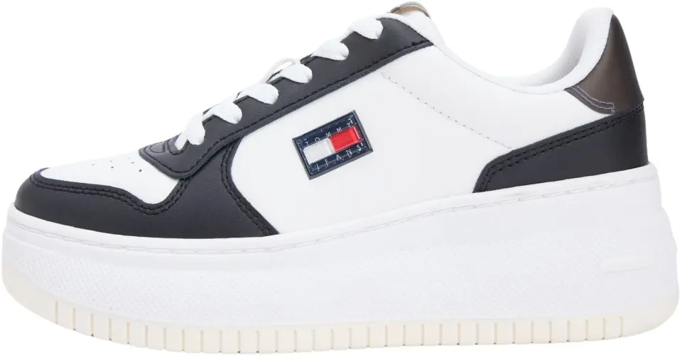 Tommy Jeans TJW Basket Flatform Sneaker Damen Weiß 38