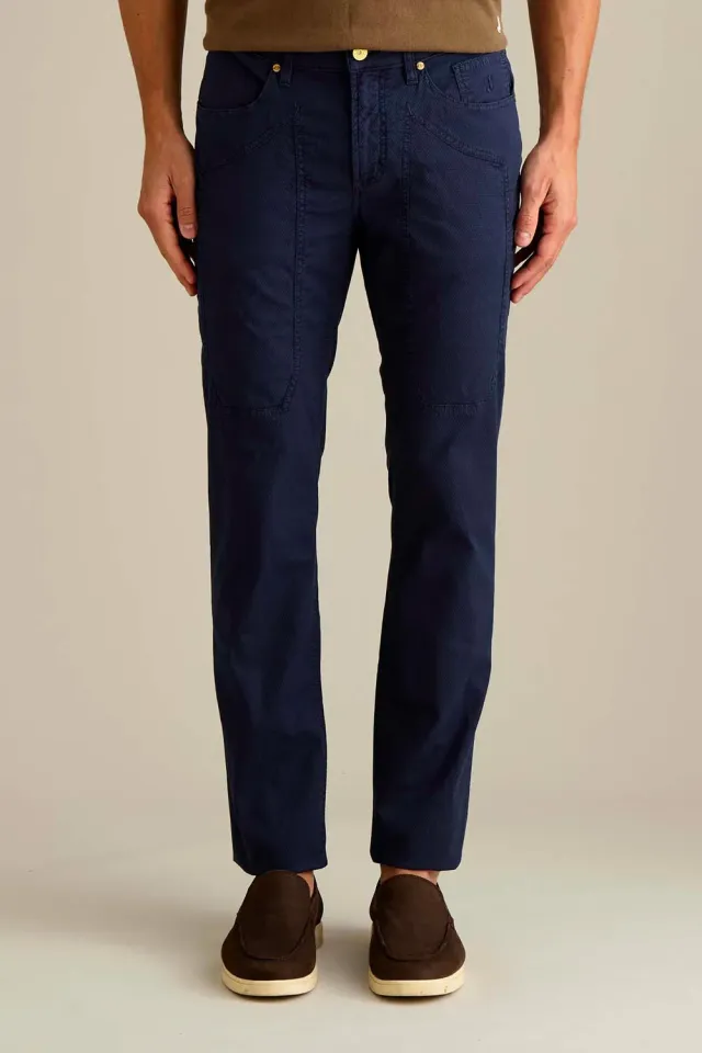Jeckerson John Hose Herren dunkelblau Slim Fit