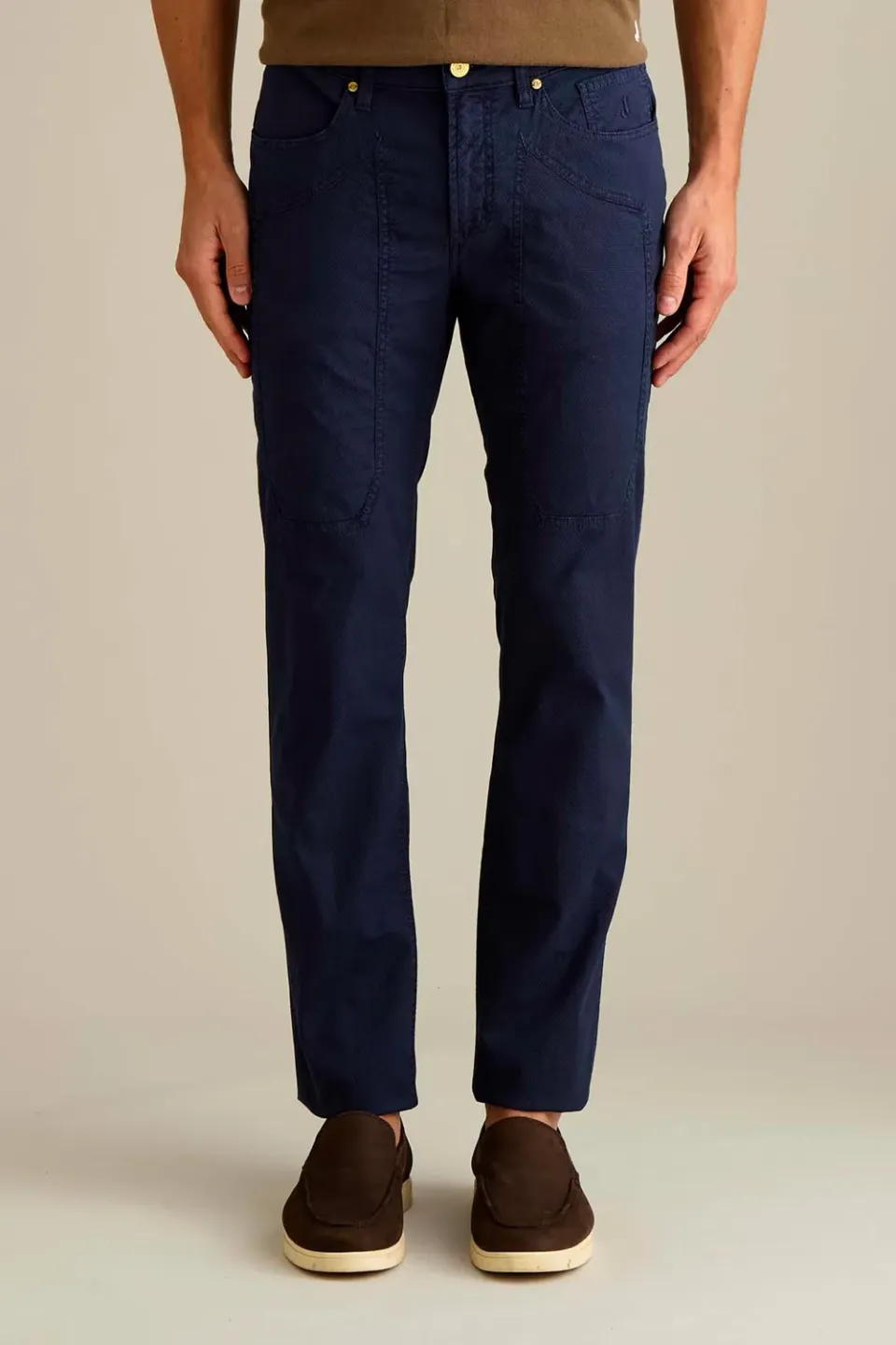 Jeckerson John Hose Herren dunkelblau Slim Fit