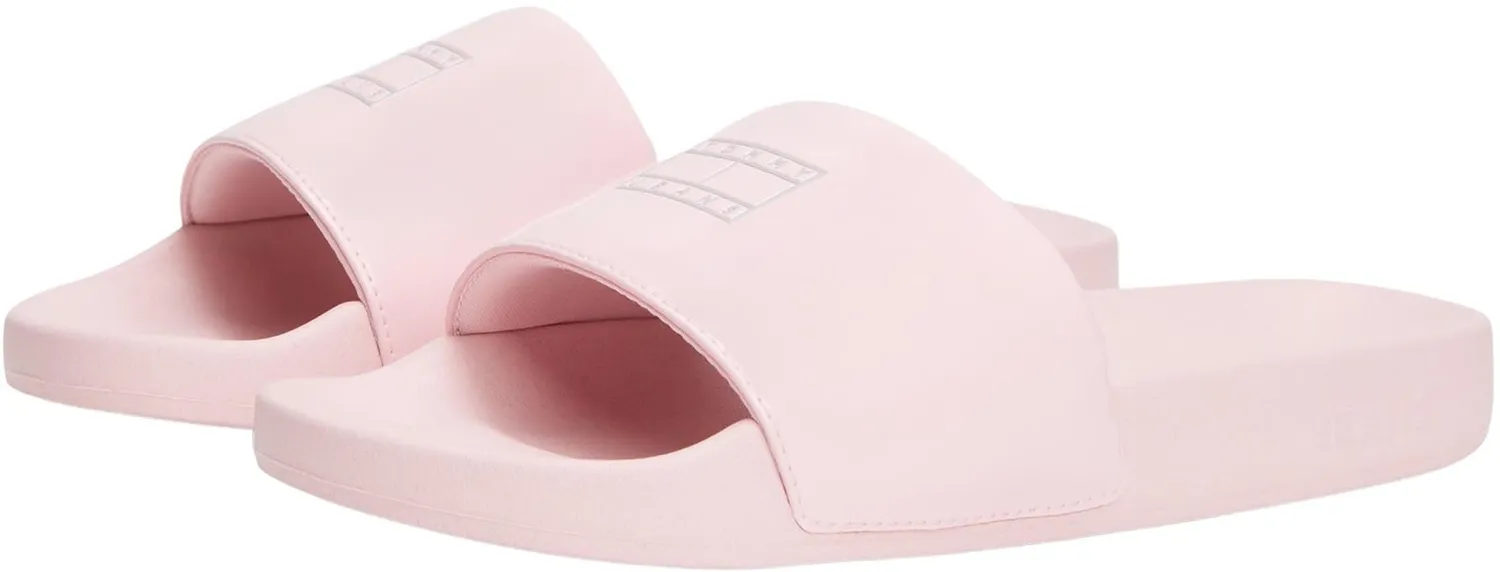Tommy Jeans Flag Pool Slide Badeschlappen 40 EU Weiß