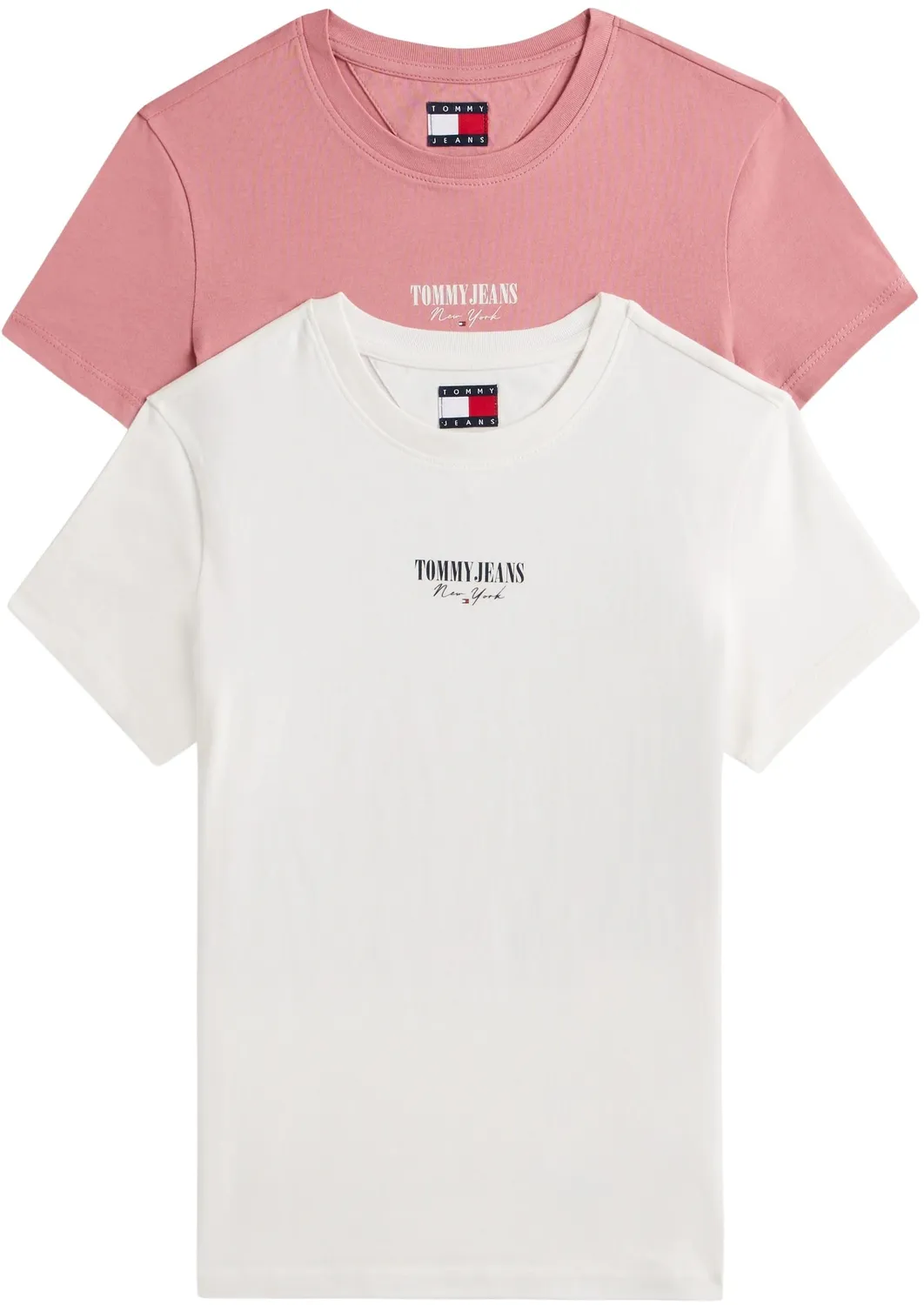 Tommy Jeans Essential Logo Tee T-Shirts 2er Pack