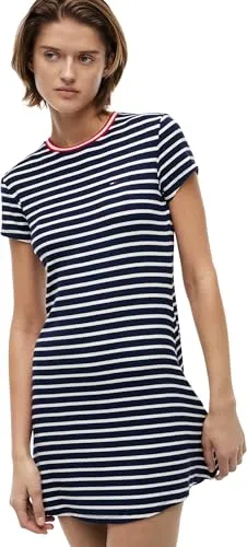 Tommy Jeans TJW DW0DW22840 Jersey-Kleid L Ausgestellt