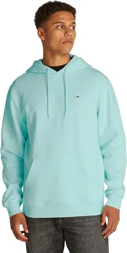 Tommy Jeans TJM Reg S Flag Hoodie Grün 3XL mit Kapuze