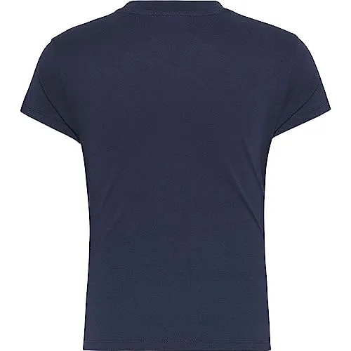 Tommy Jeans Damen T-Shirt L Kurzarm Baumwolle